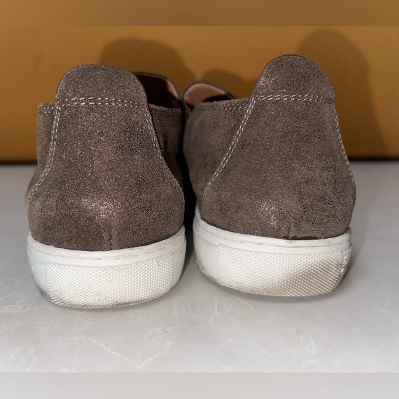 Gentle Souls Brown metallic Slip-On Sneakers GUC - Picture 6 of 9